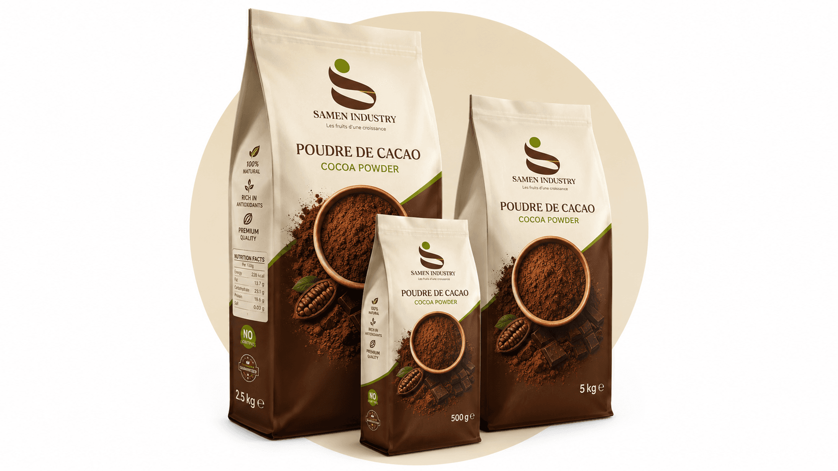 Présentation de Poudre de cacao